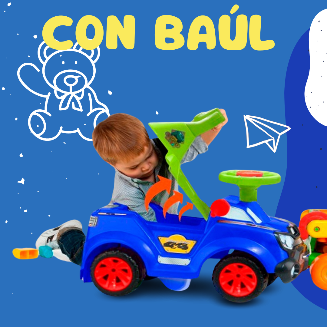 Carrito 3 En 1: Caminador, Paseador y montable