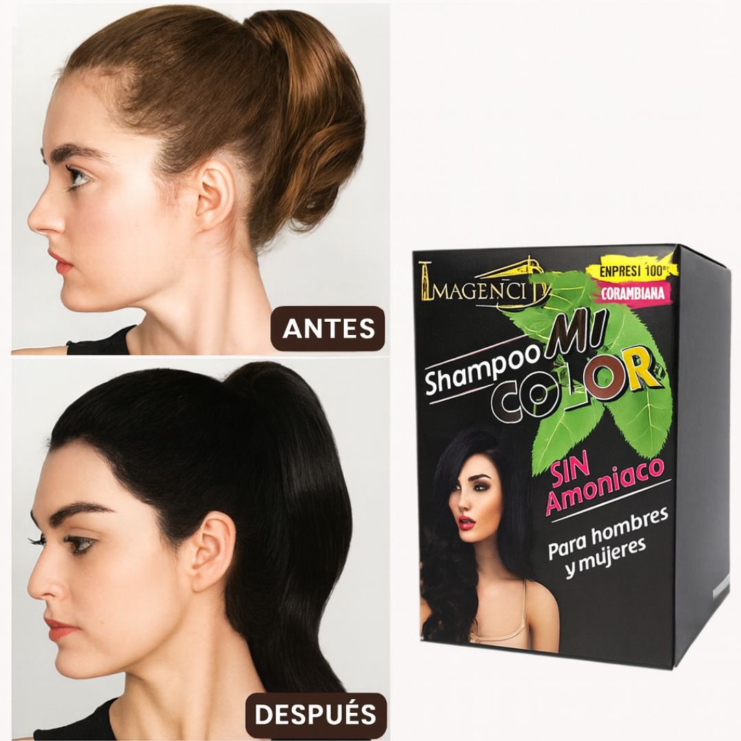 Mi Color Shampoo con Tinte Sin Amoníaco X10