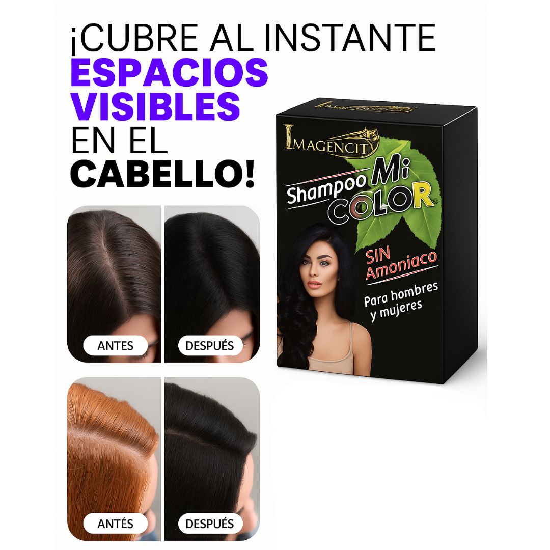 Mi Color Shampoo con Tinte Sin Amoníaco X10
