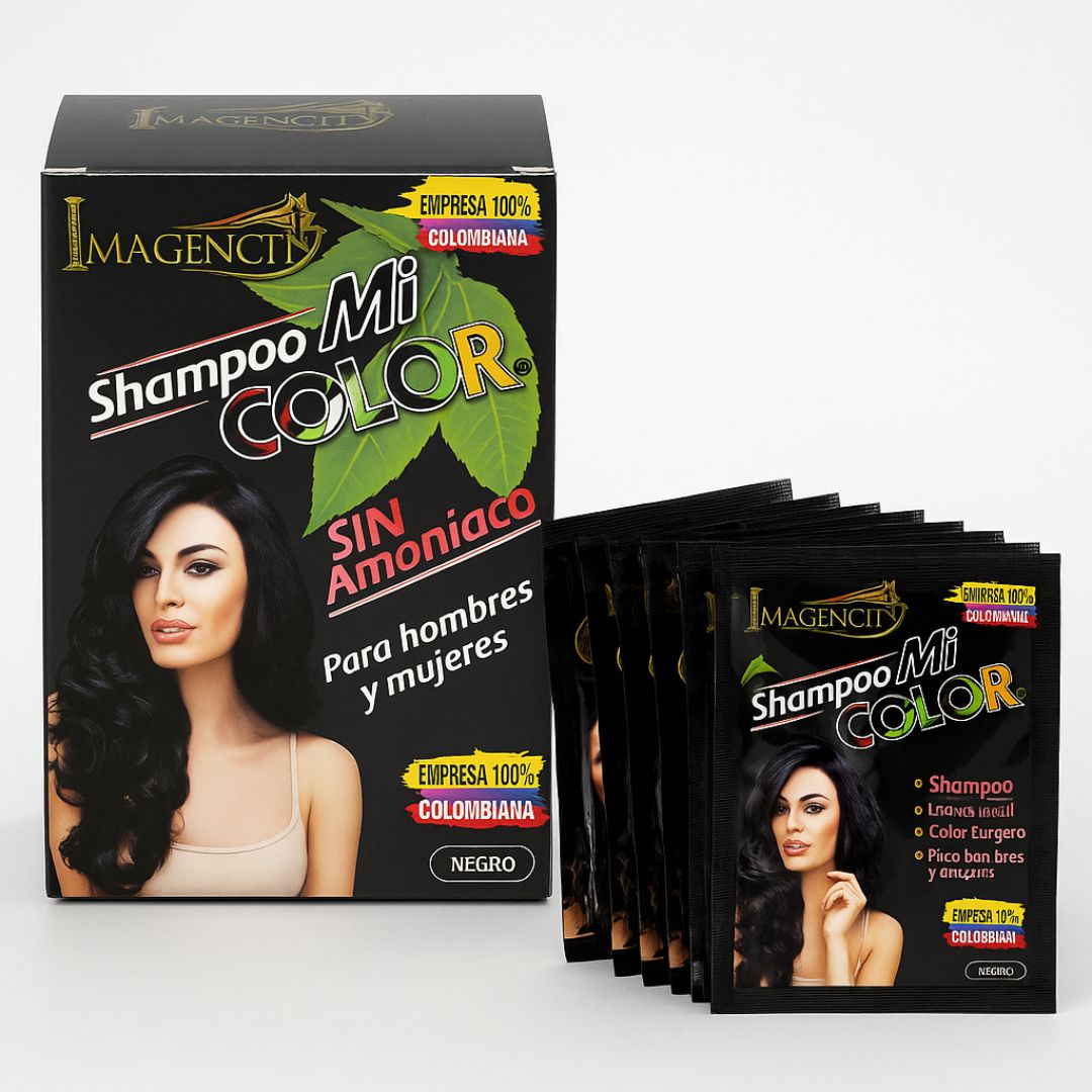 Mi Color Shampoo con Tinte Sin Amoníaco X10