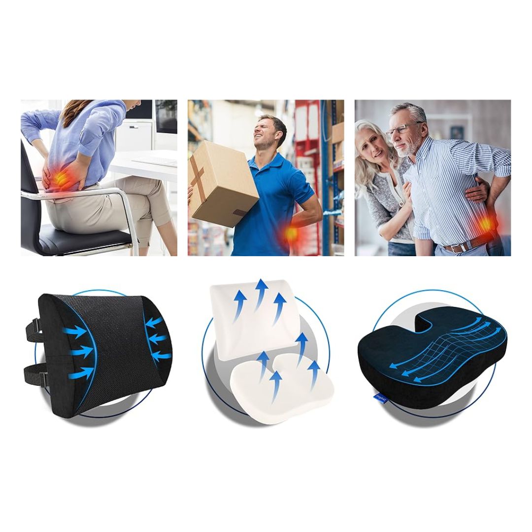 Cojín y Lumbar Para Silla CSI0105