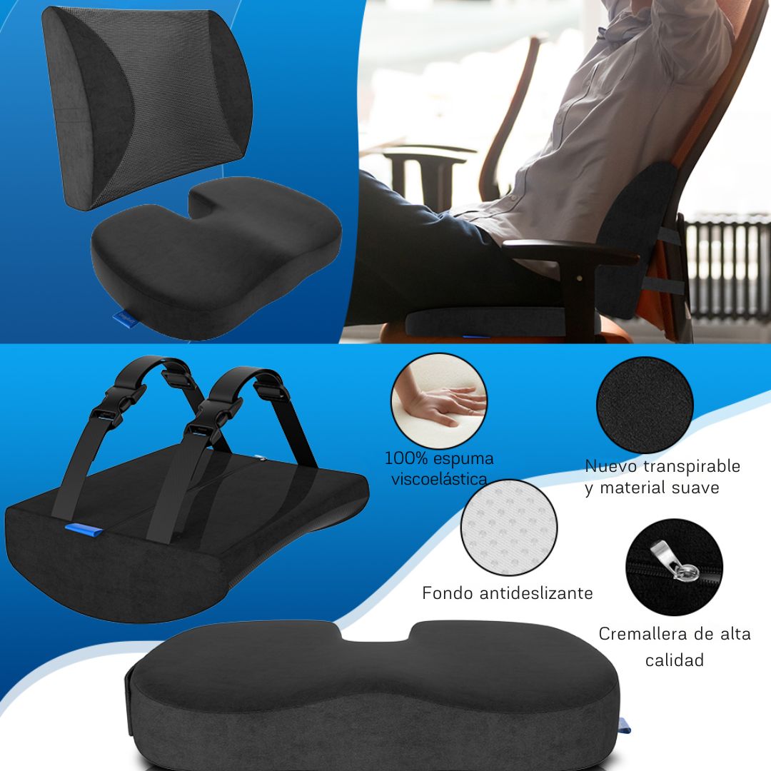 Cojín y Lumbar Para Silla CSI0105