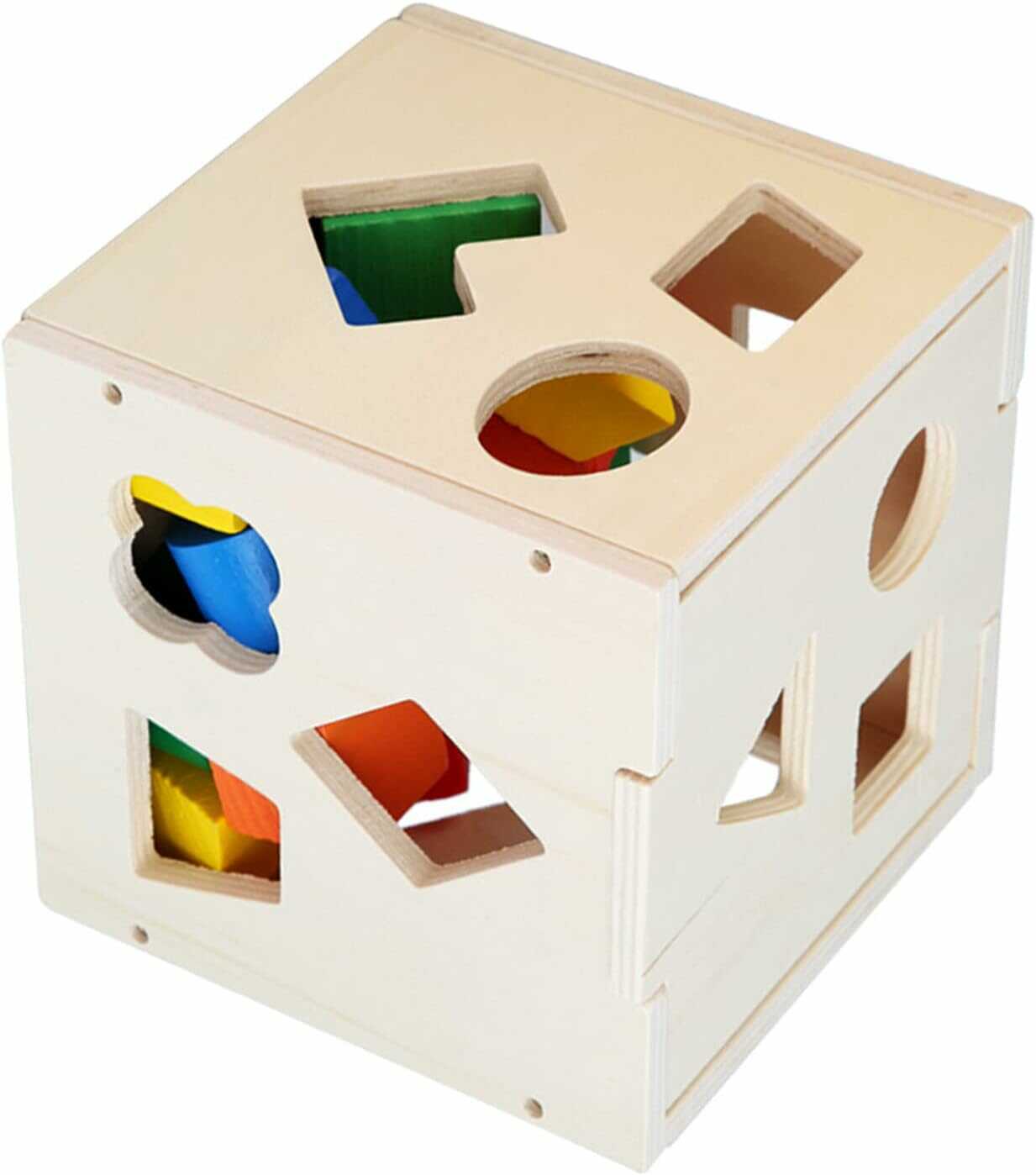 Cubo de Madera Didáctico de Juguete