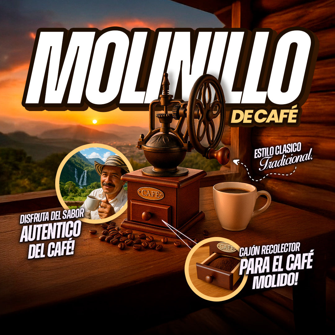 Molino de Café con Estilo Clásico ͭ