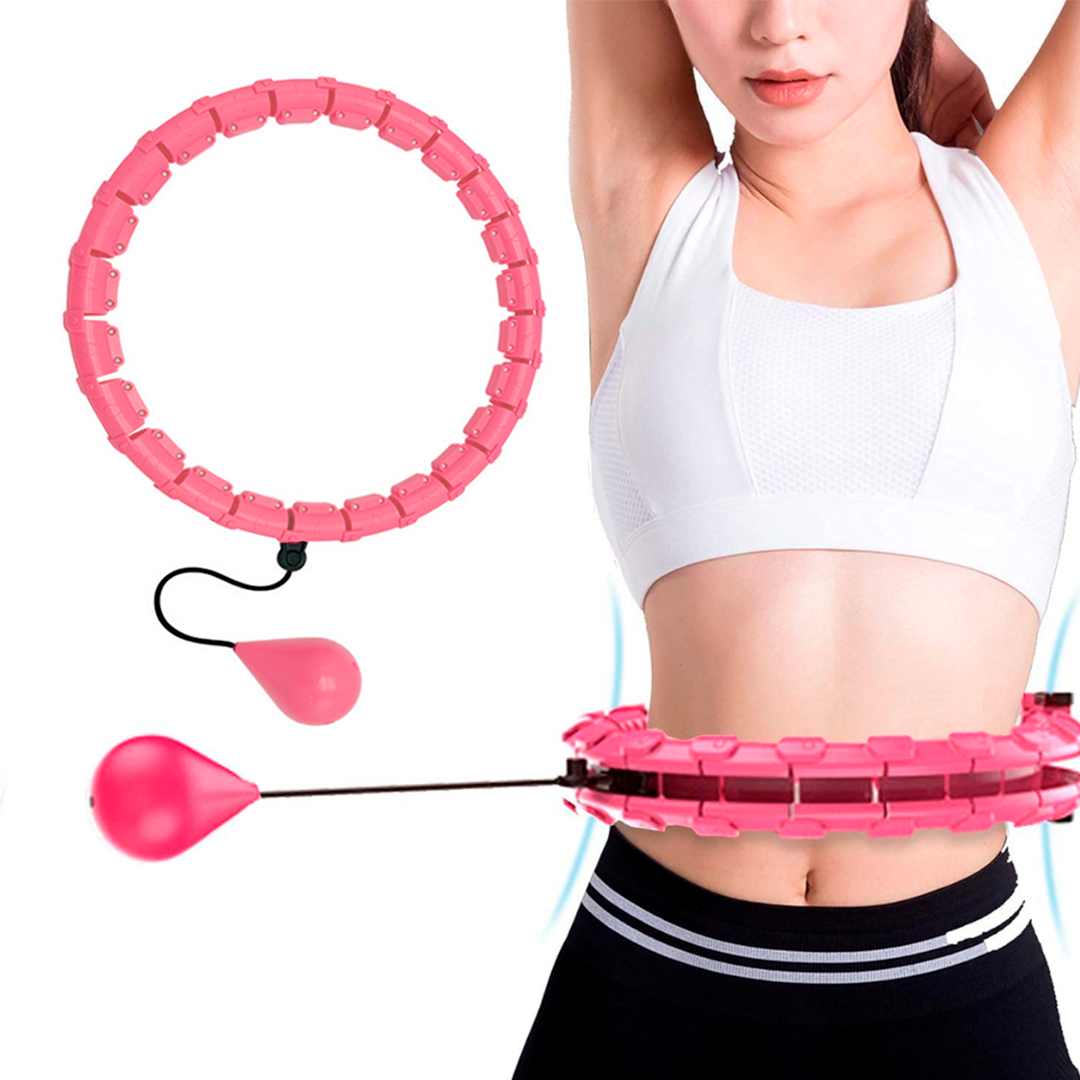 Aro Hula Hoop Ajustable Perdida Peso Ejercicio Con Obsequio