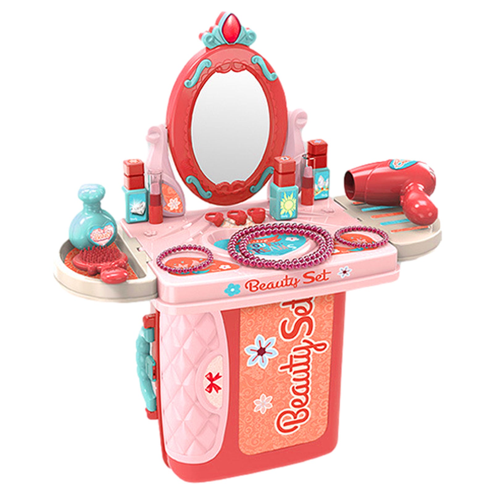 Set Tocador Maleta Portátil Para Niña Juguete De Lujo