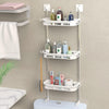 Organizador De Baño Estanterías 3 Espacios Color Blanco